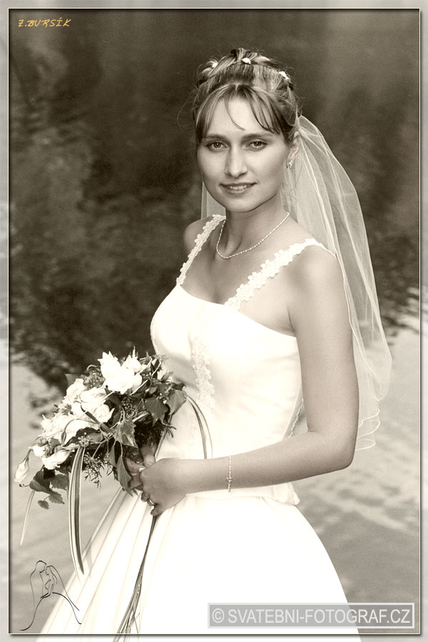 svatební fotograf - svatební fotografie Vrchotovy Janovice